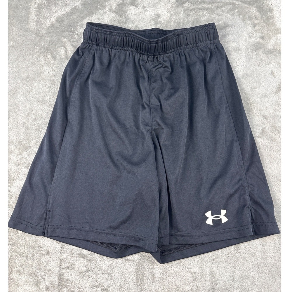 Under Armour Shorts Small Heatgear Black Loose Fit EUC